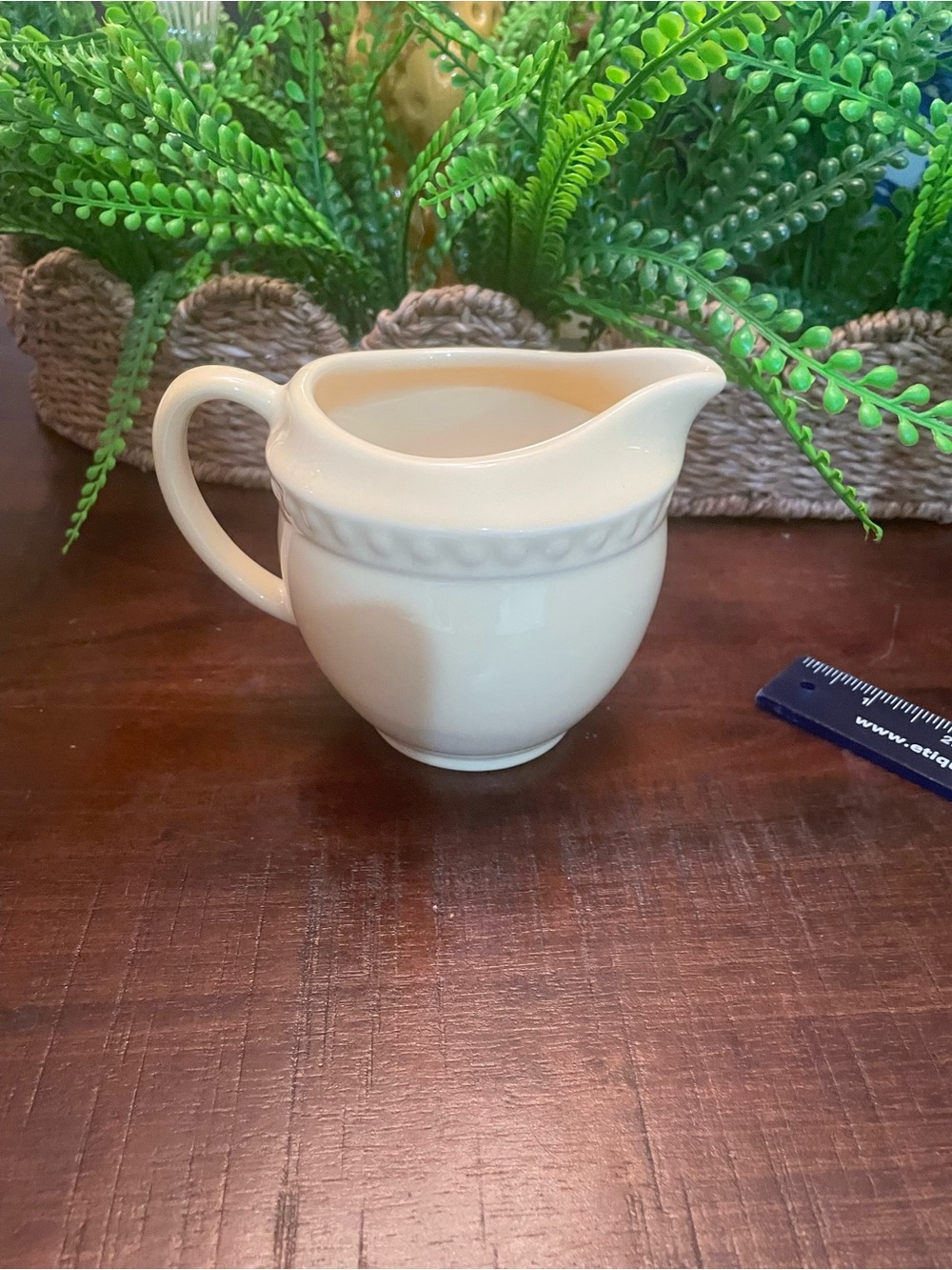 Butter colored Ceramic Creamer by Gail Pittman